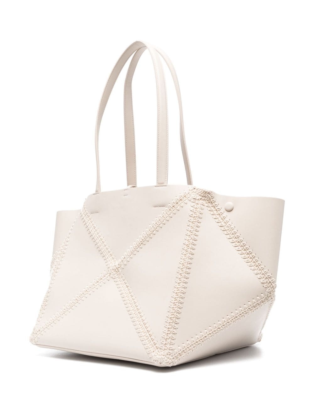 The Origami crochet-stitch tote bag - 3