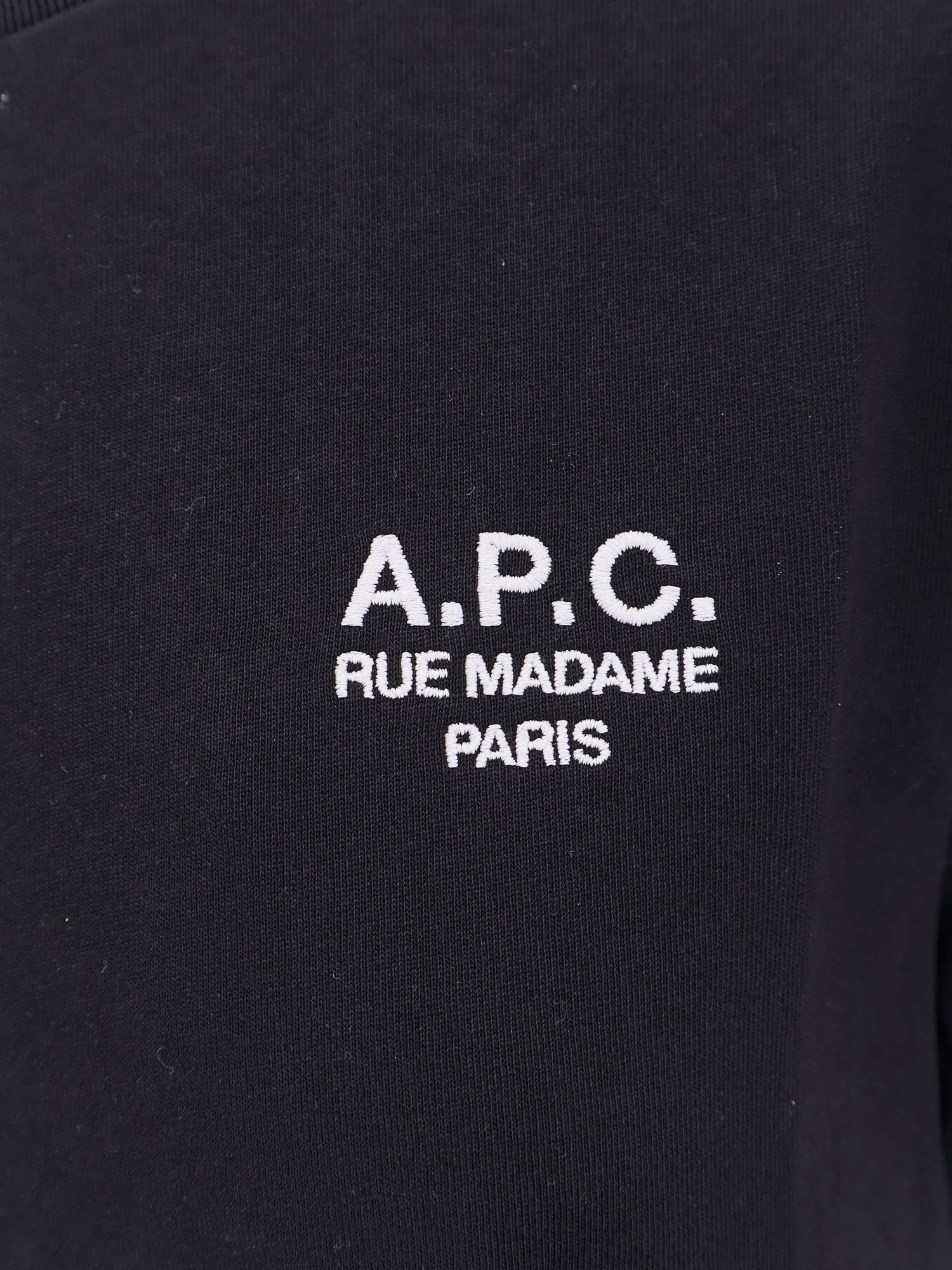 A.P.C. Organic Cotton T-Shirt With Logo Embroidery - 3