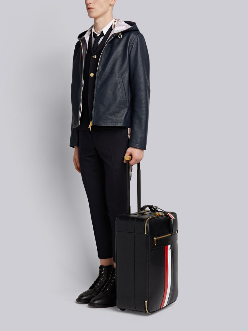 Striped Leather Check-In Soft Case 6