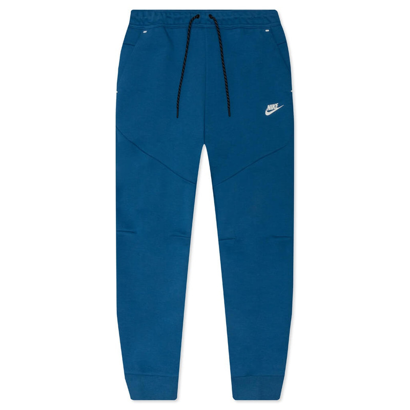 NIKE SPORTSWEAR TECH FLEECE JOGGERS - DARK MARINA BLUE/LIGHT BONE - 1