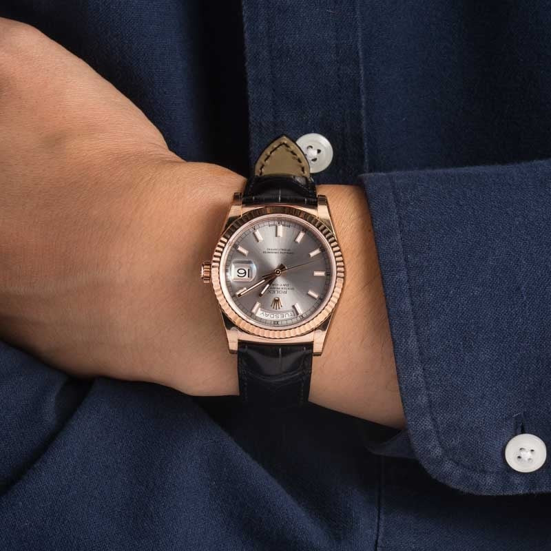 Rolex Day-Date 36 Ref 118135 Silver Dial - 6