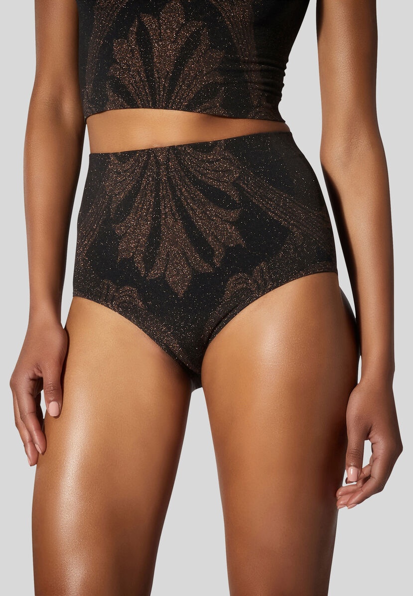 METALLIC JACQUARD SHORTS - 2