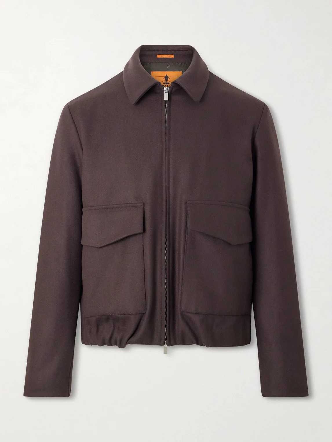 Wool-Blend Felt Blouson Jacket - 1