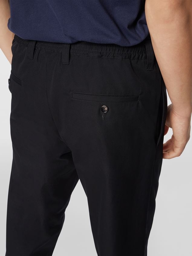 DRAWSTRING TROUSERS IN LIGHTWEIGHT COTTON TWILL - 5