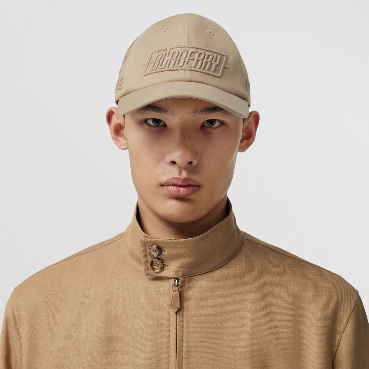 Monogram Motif Wool Harrington Jacket - 3