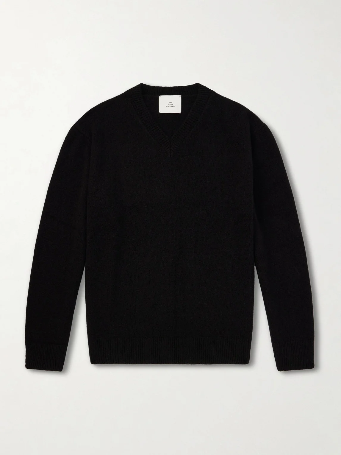 Statesman V-Neck Cashmere Sweater - 1