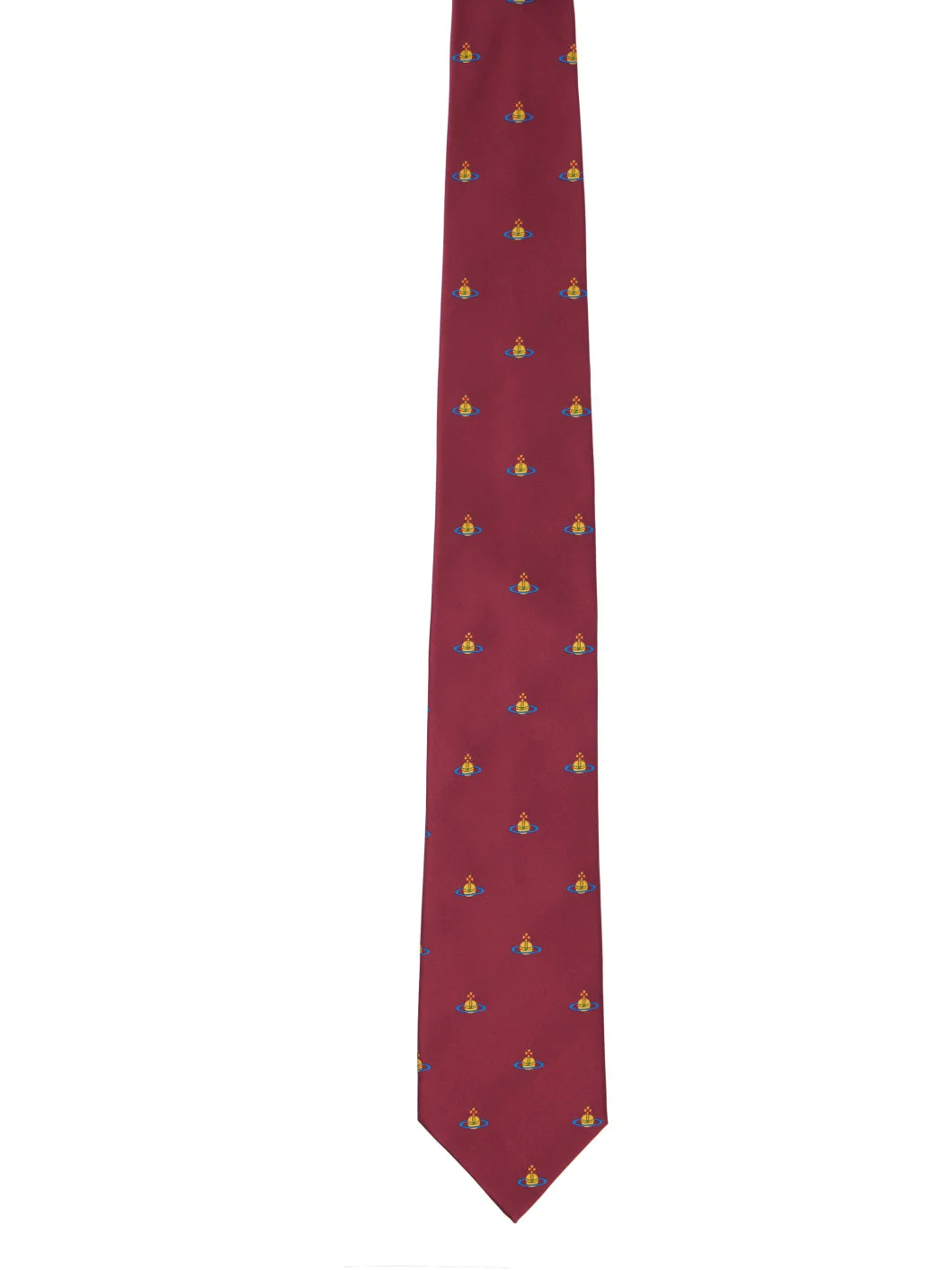 Burgundy 8.5cm Orb Tie - 1