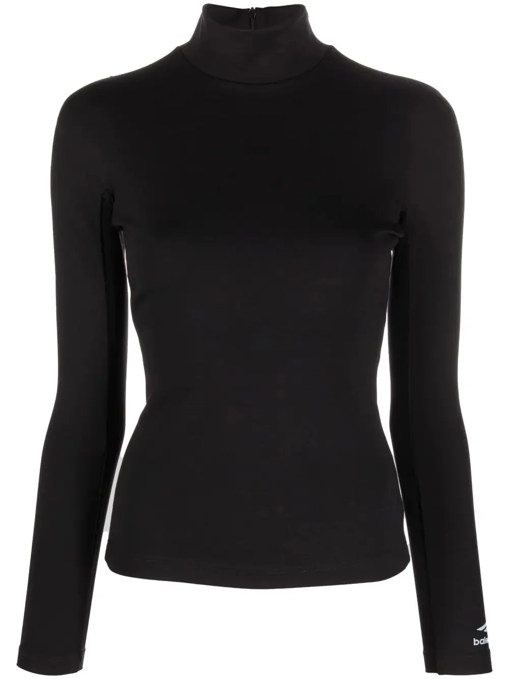 long-sleeve turtleneck top - 1