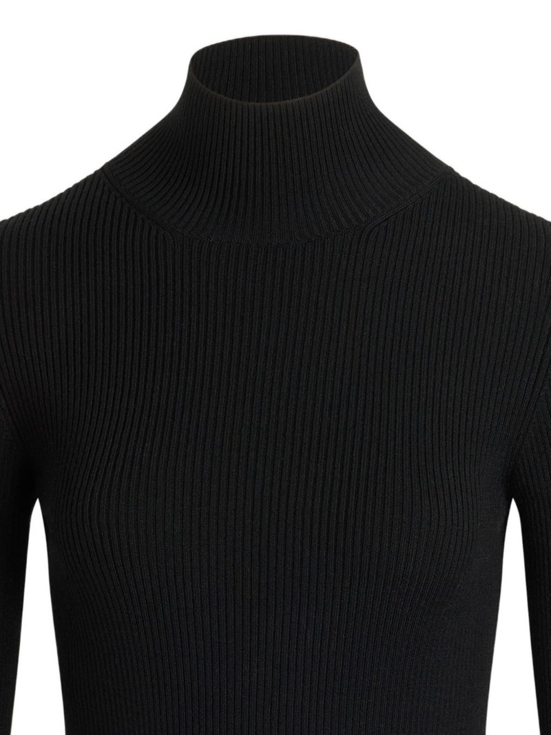 PATOU ribbed mock-neck sweater outlook