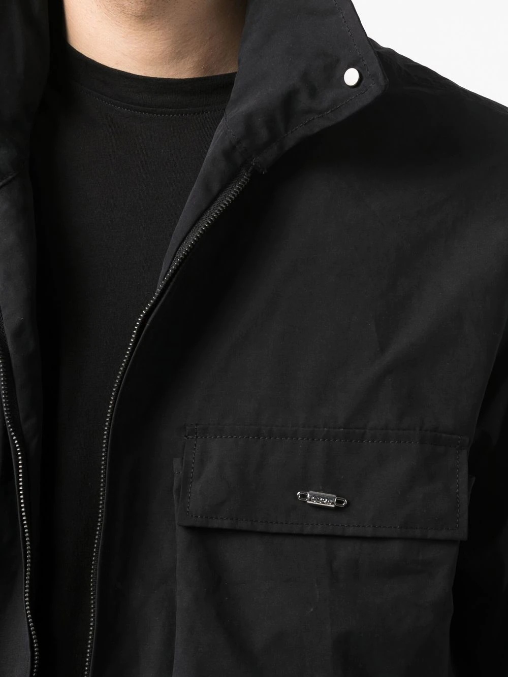 zip-up utility jacket - 6