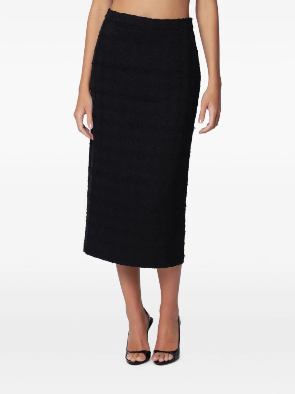 bouclé check skirt - 1