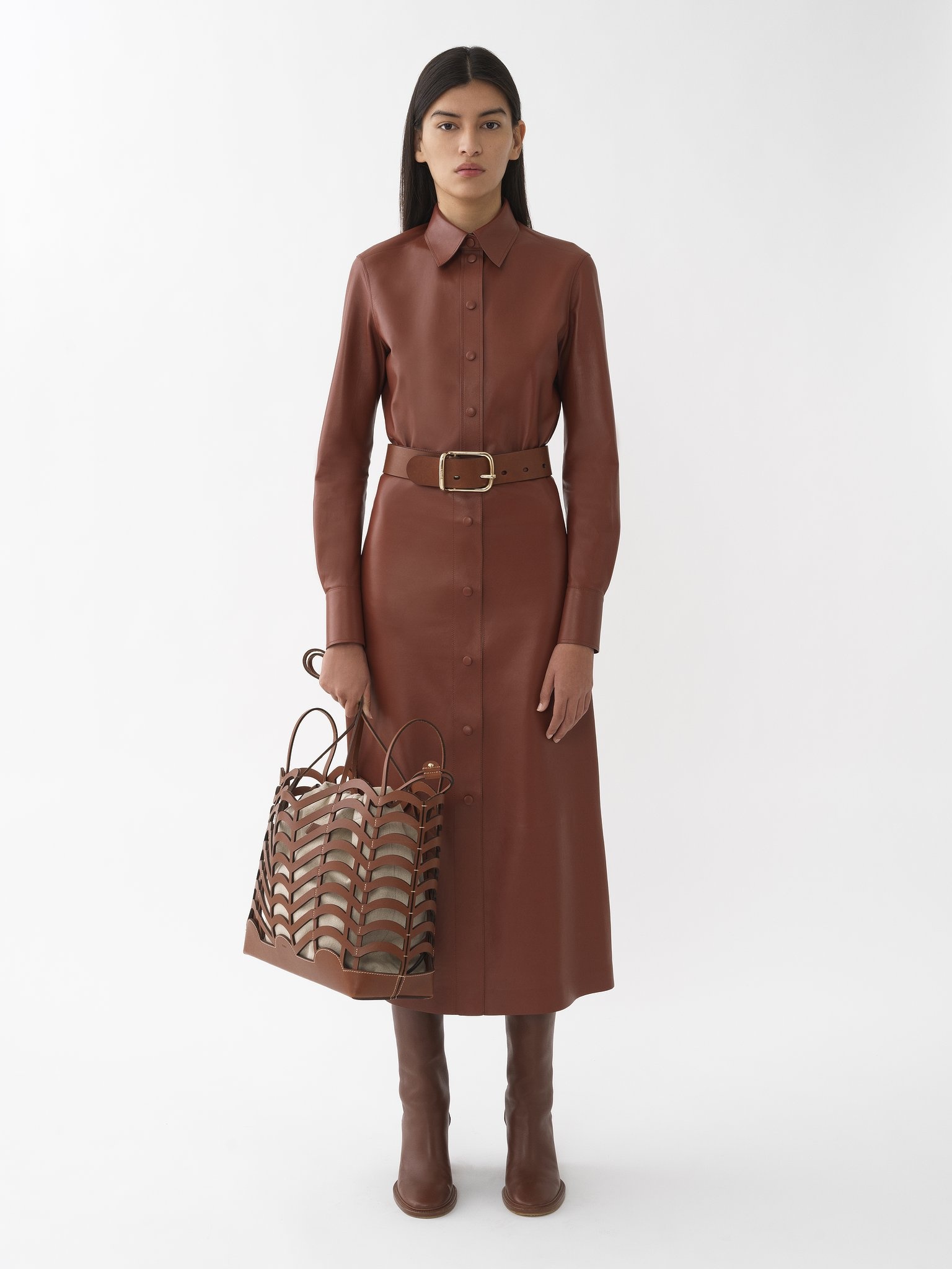 A-LINE MID-LENGTH SKIRT - 6
