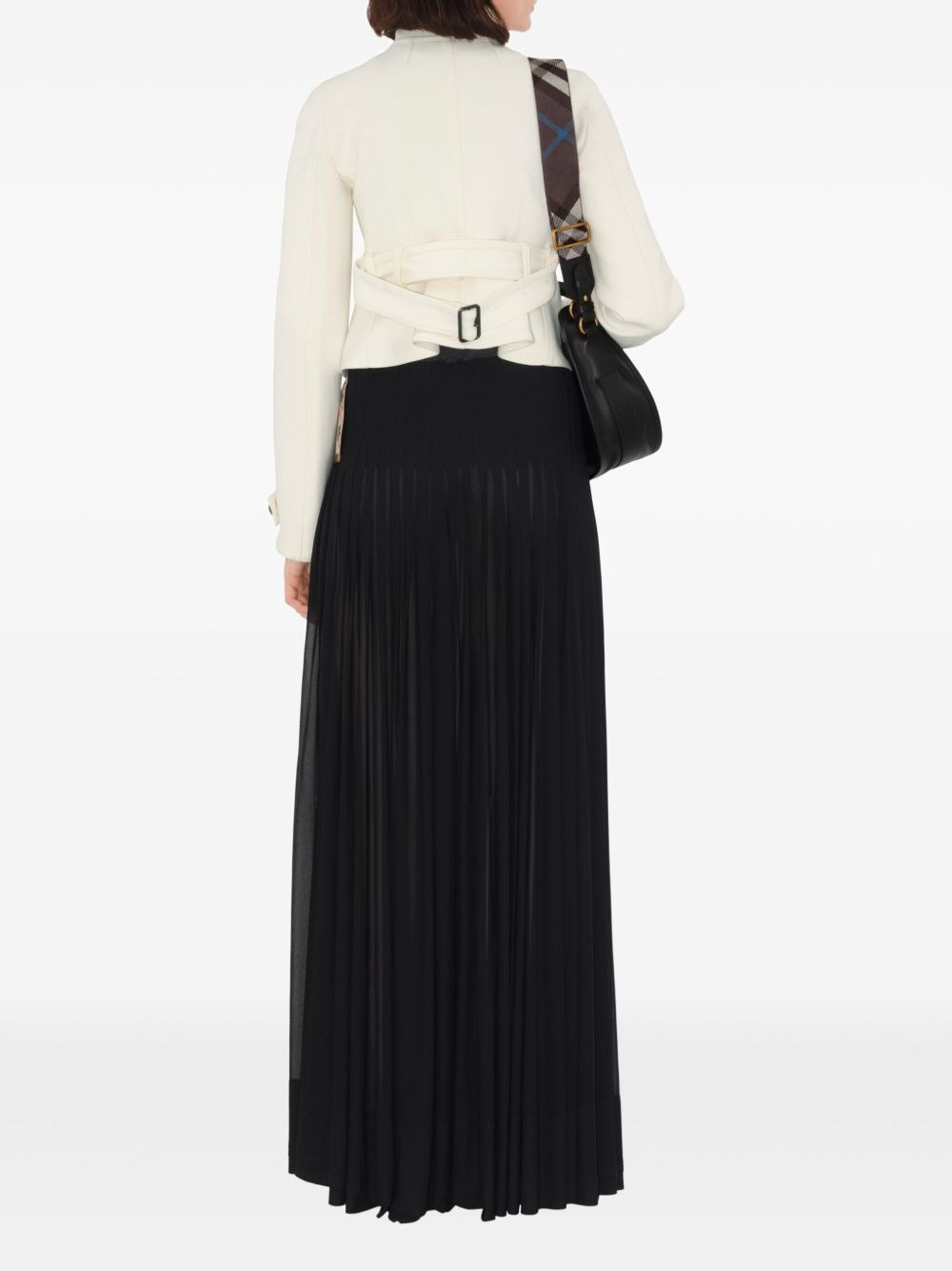 pleated maxi skirt - 4