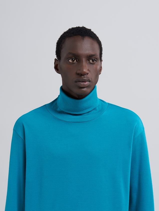 WOOL JERSEY T-SHIRT - 4