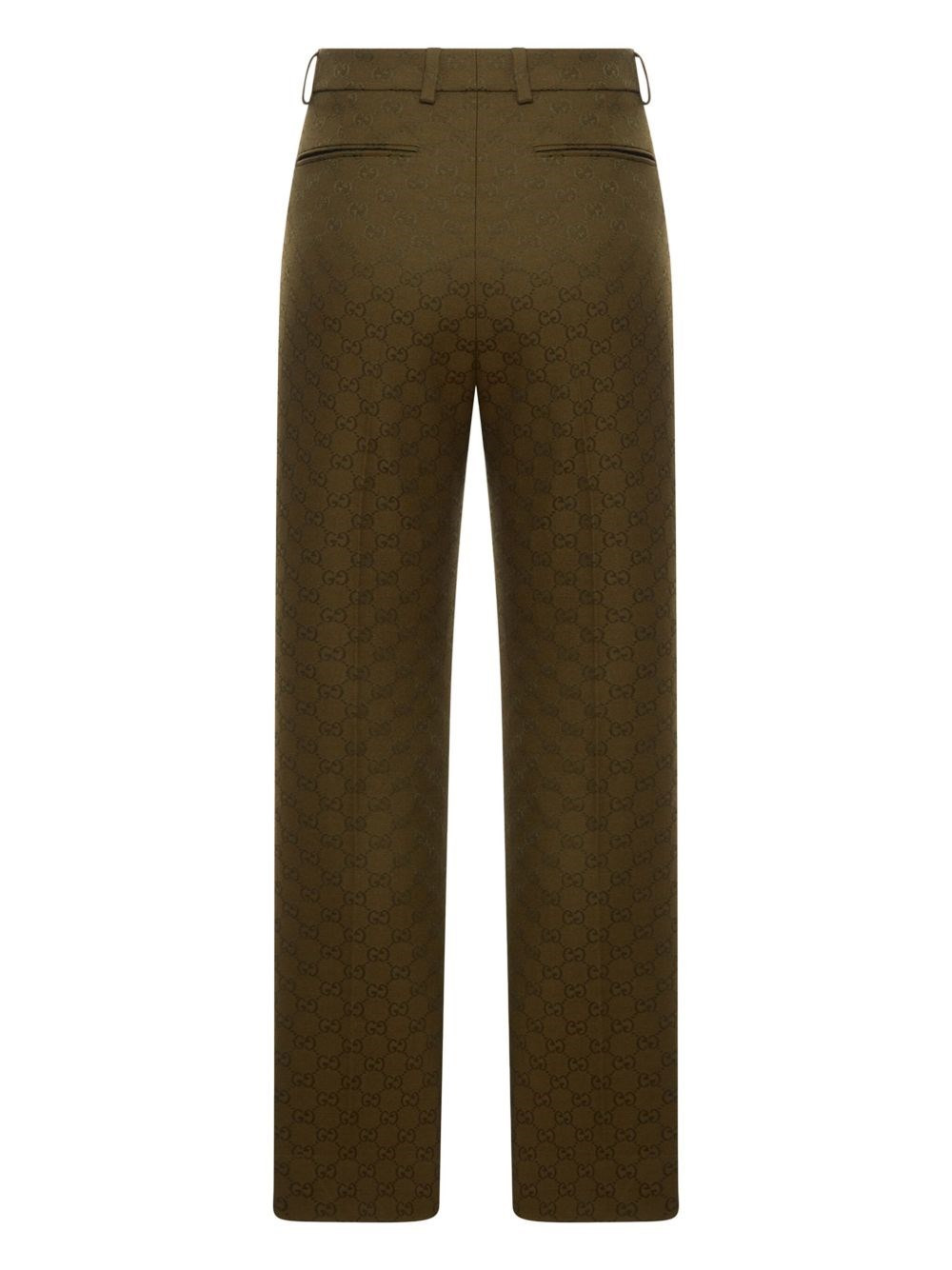 GG canvas trousers - 2