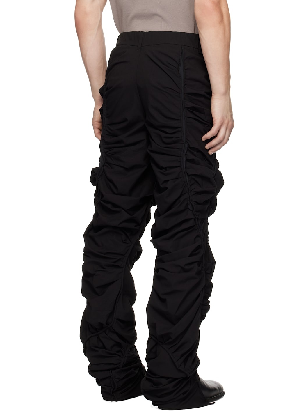 Black 7.0 Technical Left Trousers - 3