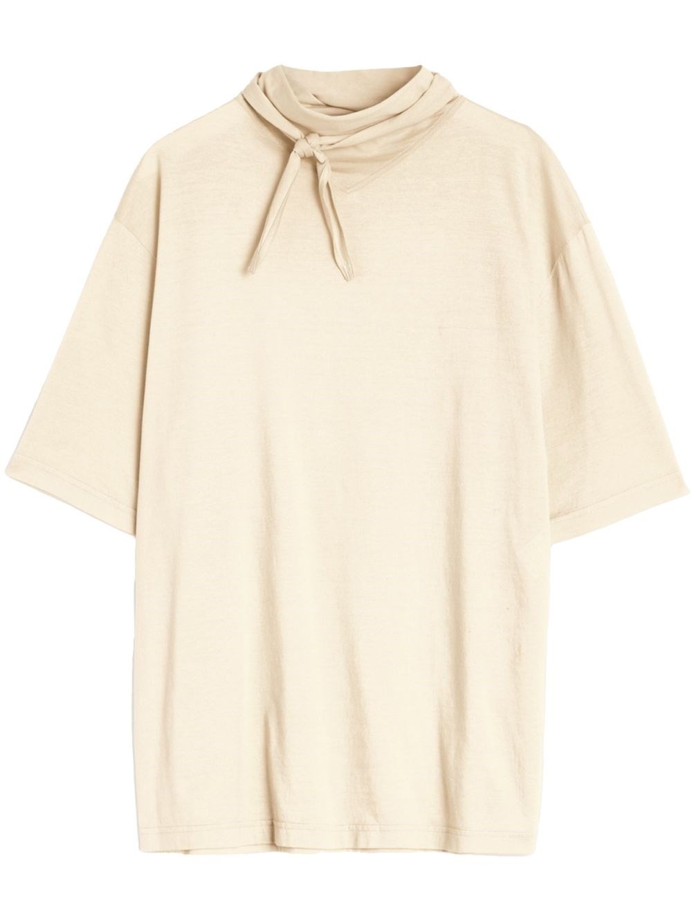 Cotton foulard t-shirt - 1