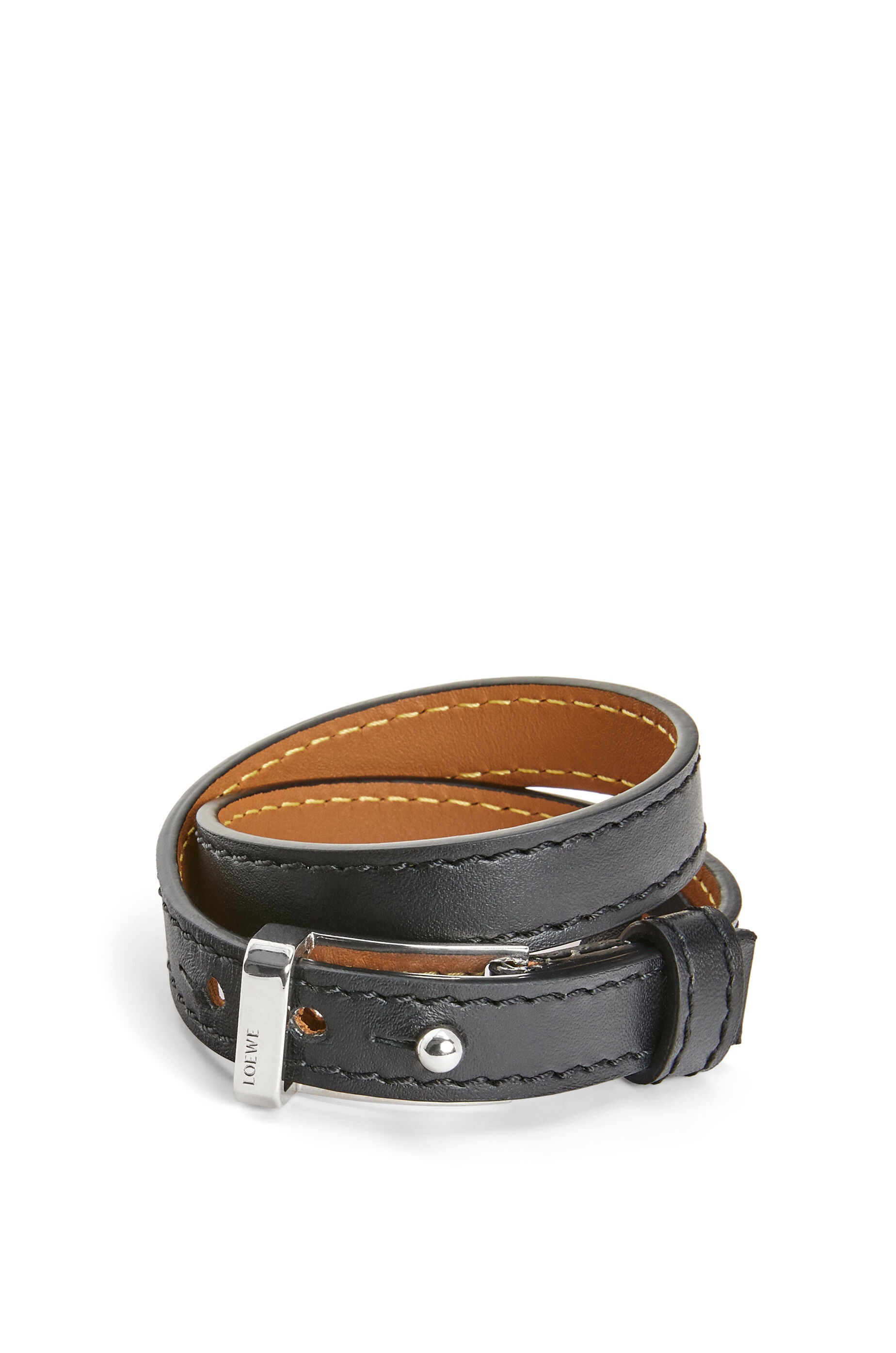 Double bracelet in calfskin - 1