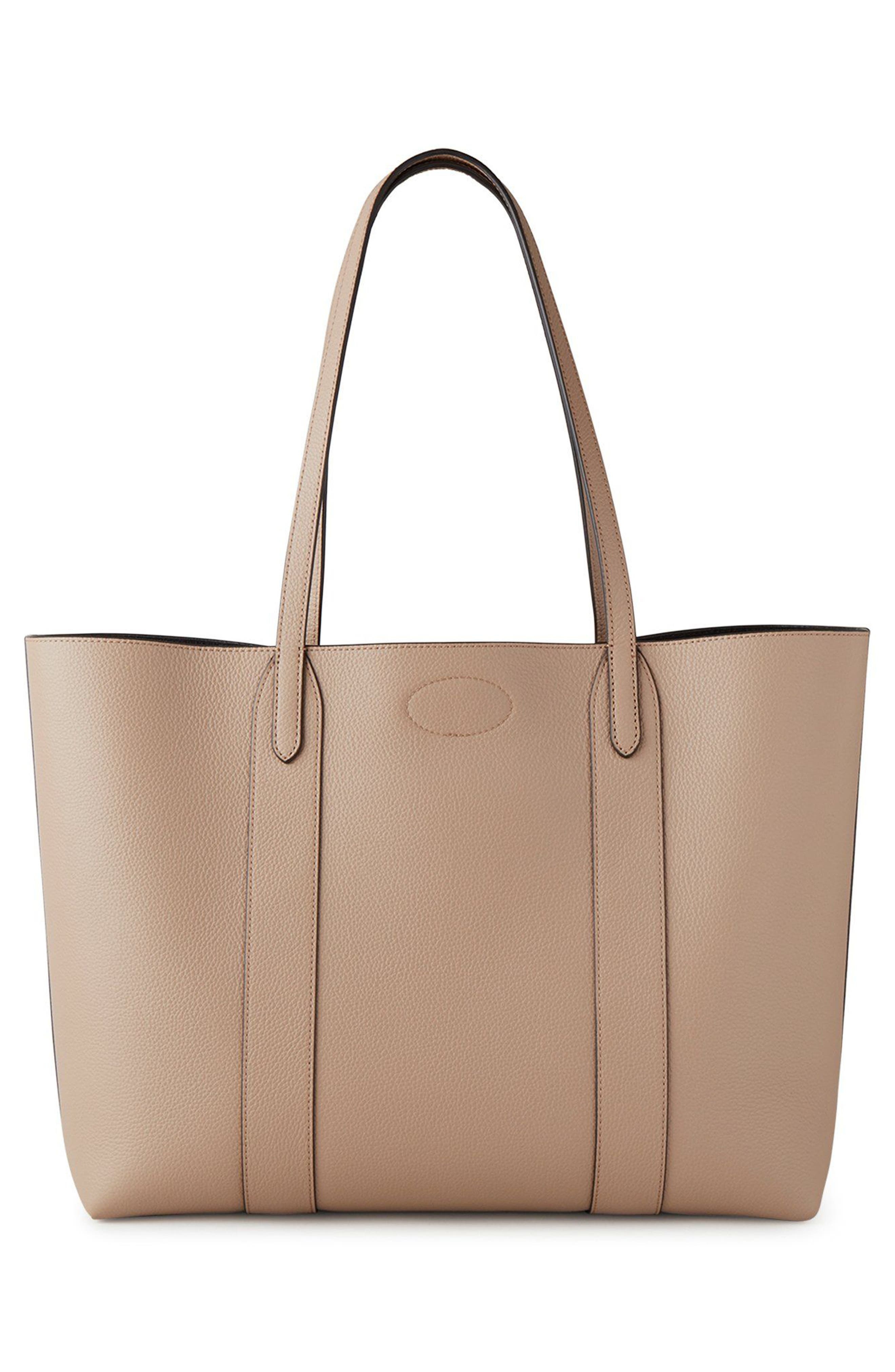 Mulberry Bayswater Leather Tote in Maple-Navy at Nordstrom - 4
