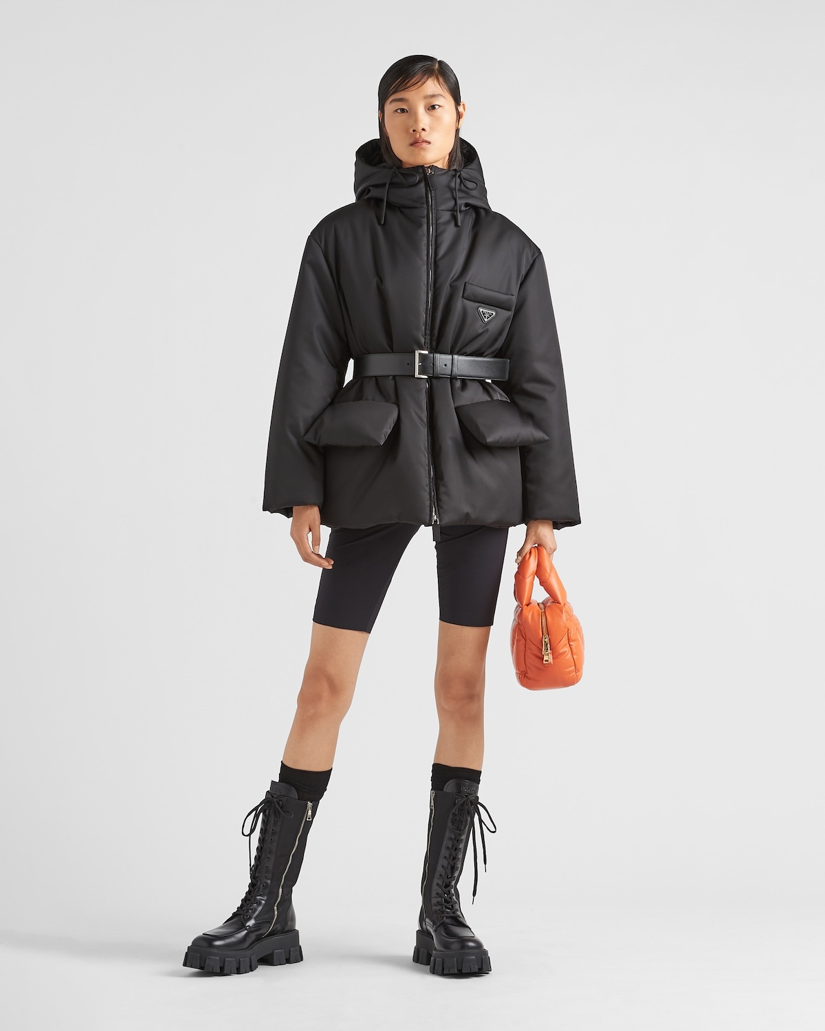 Re-Nylon hooded down jacket - 2