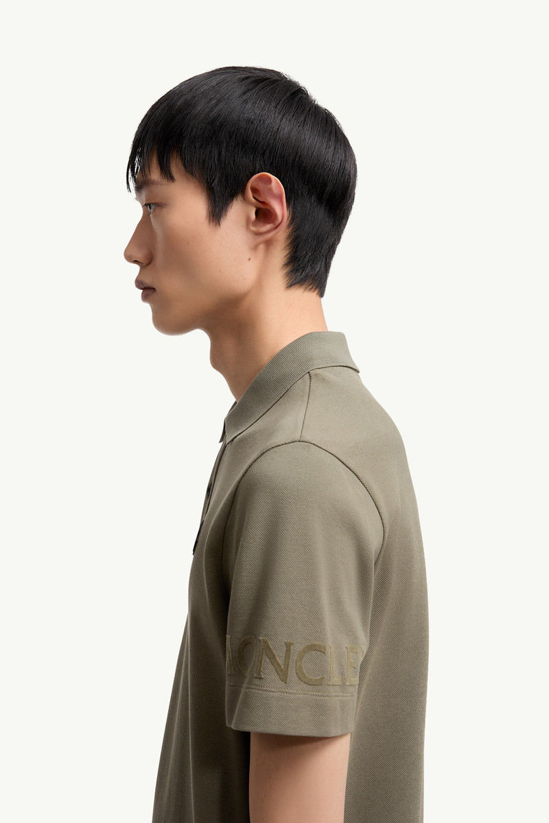 Logo Cotton Piquet Polo Shirt 4