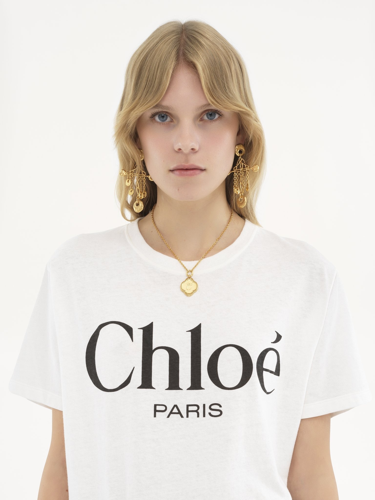 OVERSIZED LOGO T-SHIRT IN COTTON JERSEY - 6