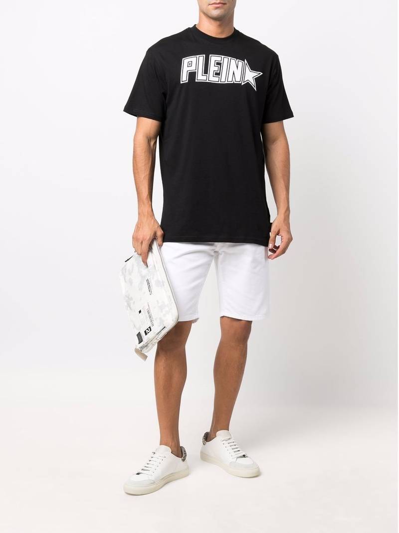 PHILIPP PLEIN Plein Star logo print T-shirt outlook