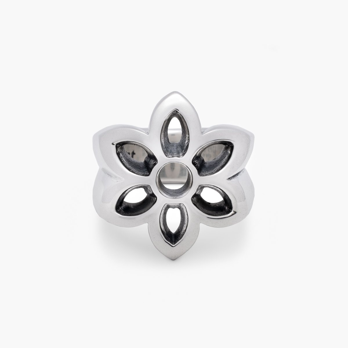 RS-28L GOOD ART HLYWD Model 28 Ring Large  - Sterling Silver - 7
