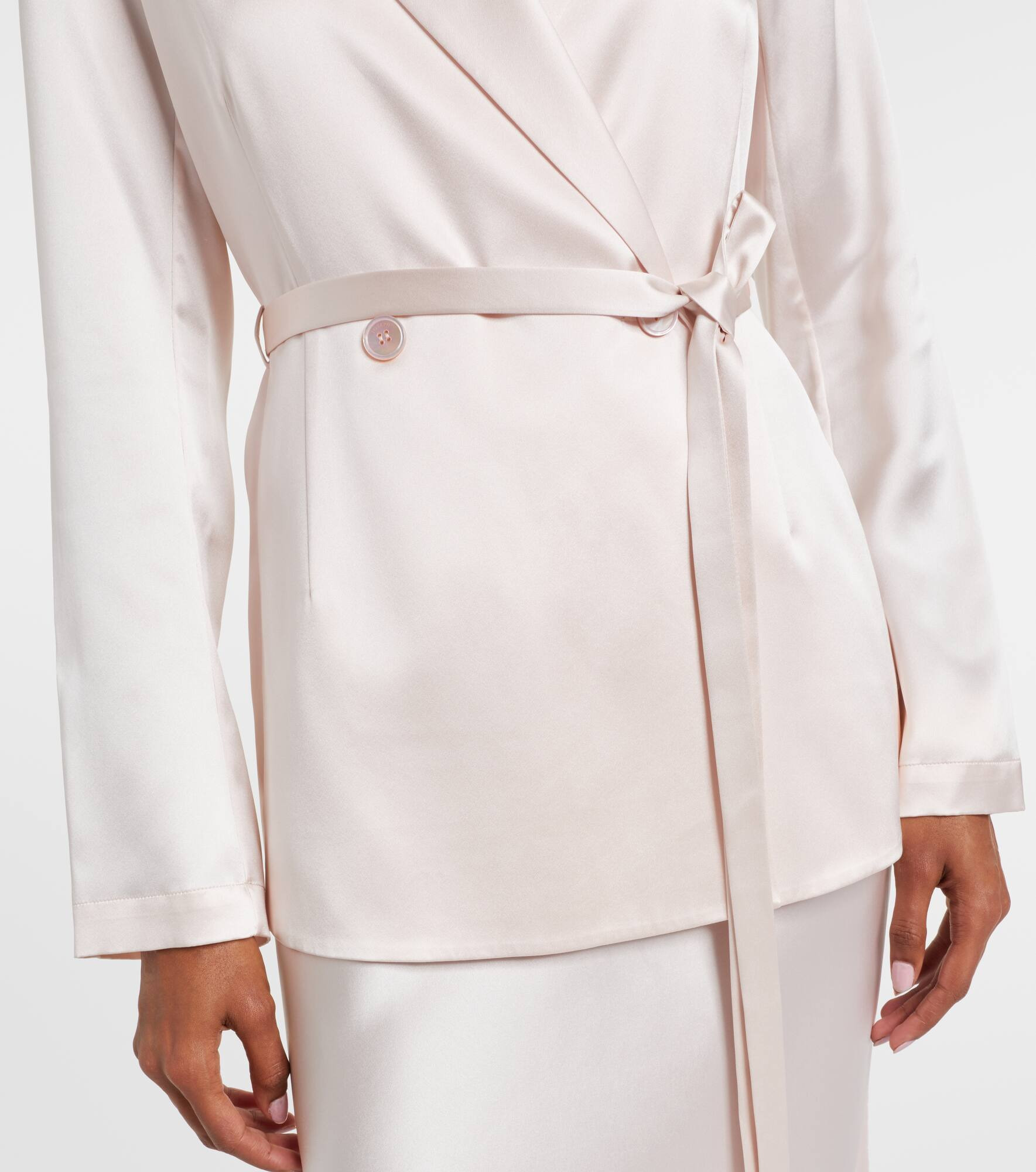Joubert silk satin blazer - 5