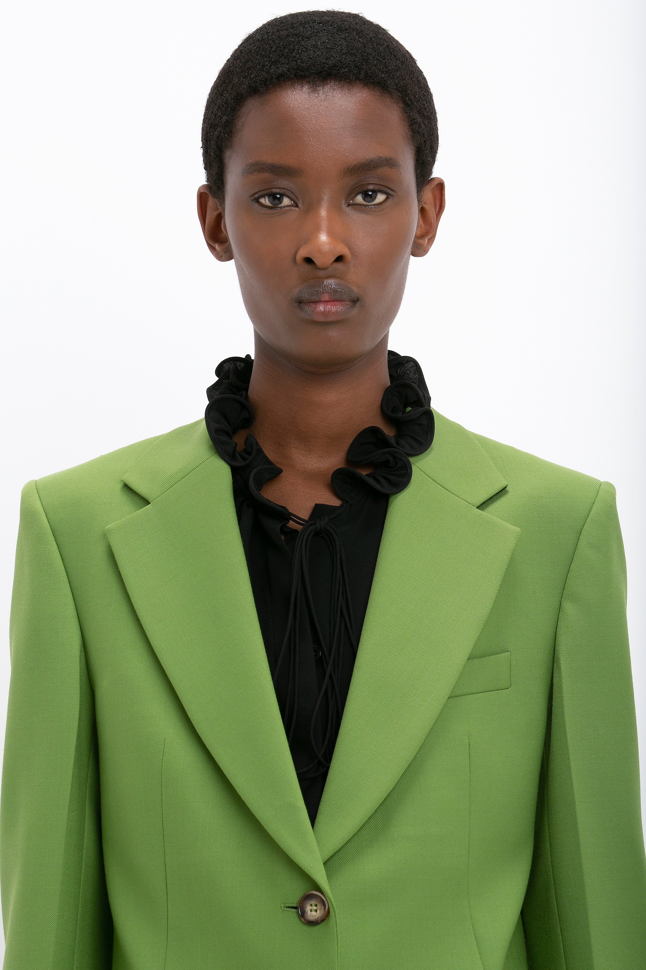 Patch Pocket Jacket In Serpent Green - 5