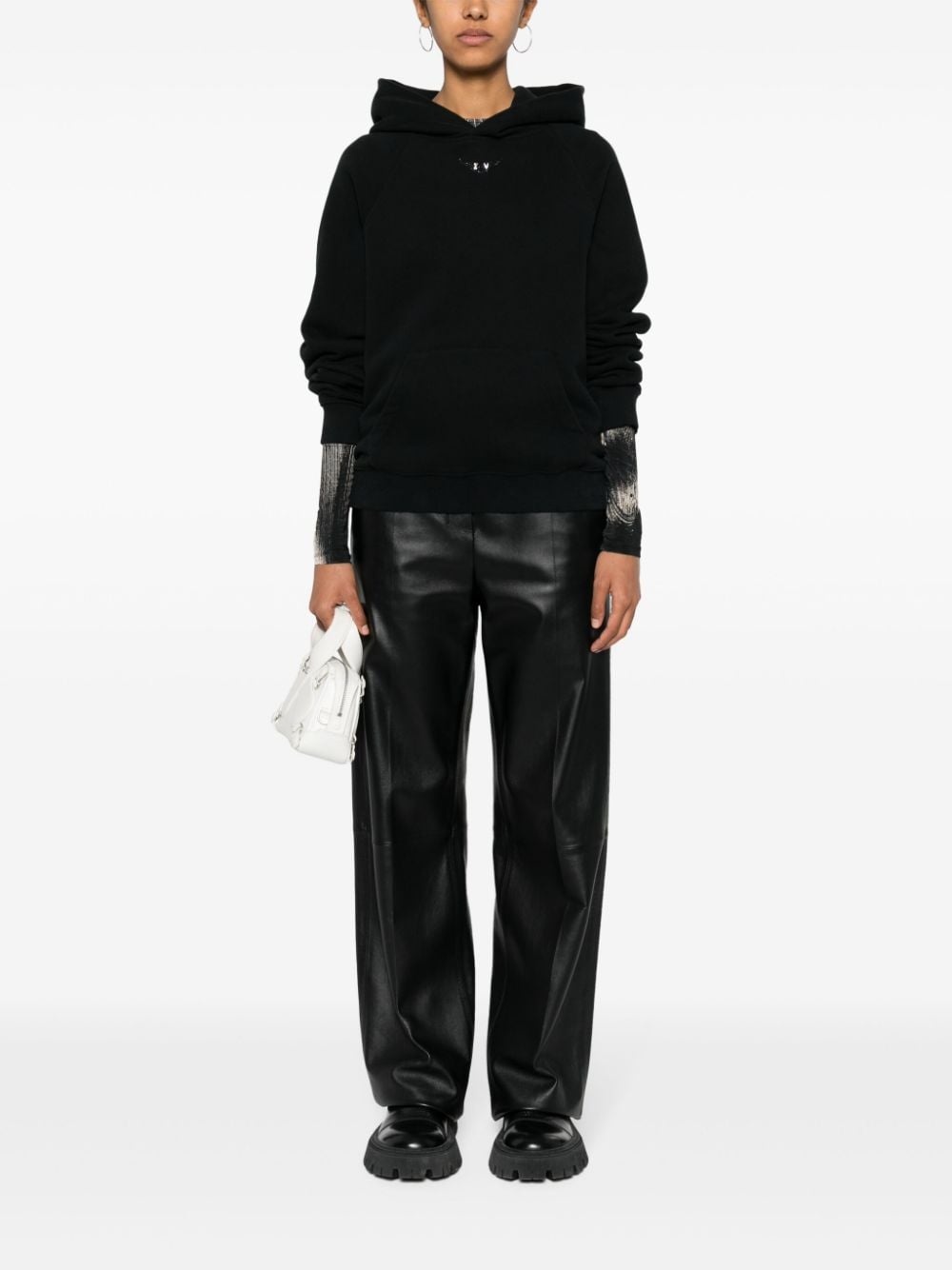 Georgy wings-appliquÃ© hoodie - 2