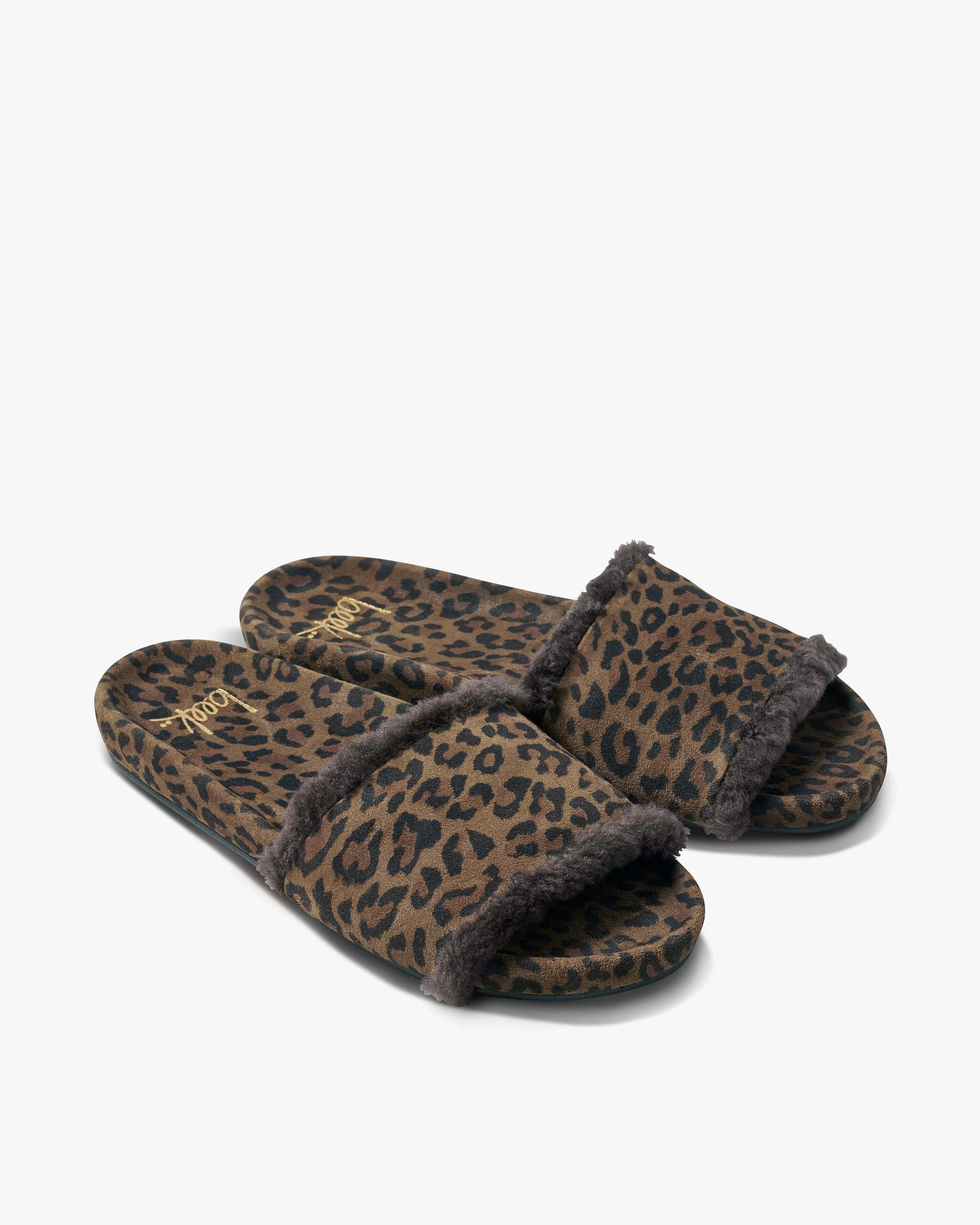 Gallito Shearling Suede Slide Sandal - 1