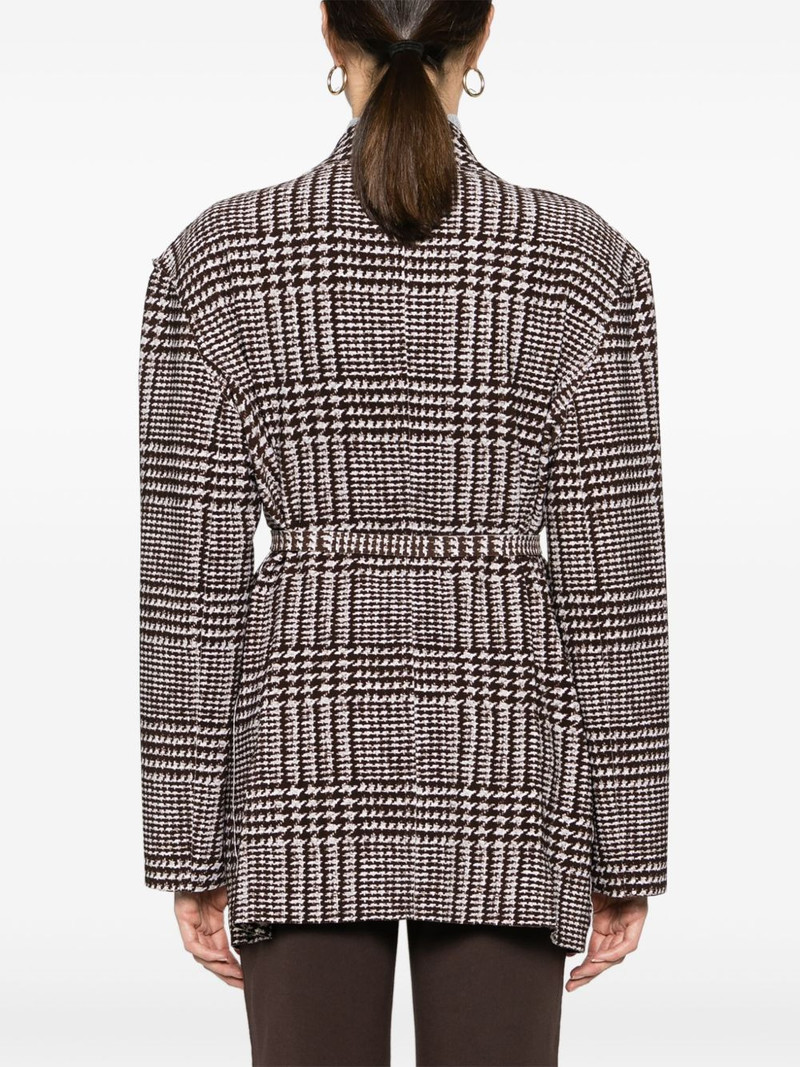 Glenn Plaid Tweed single-breasted blazer 4