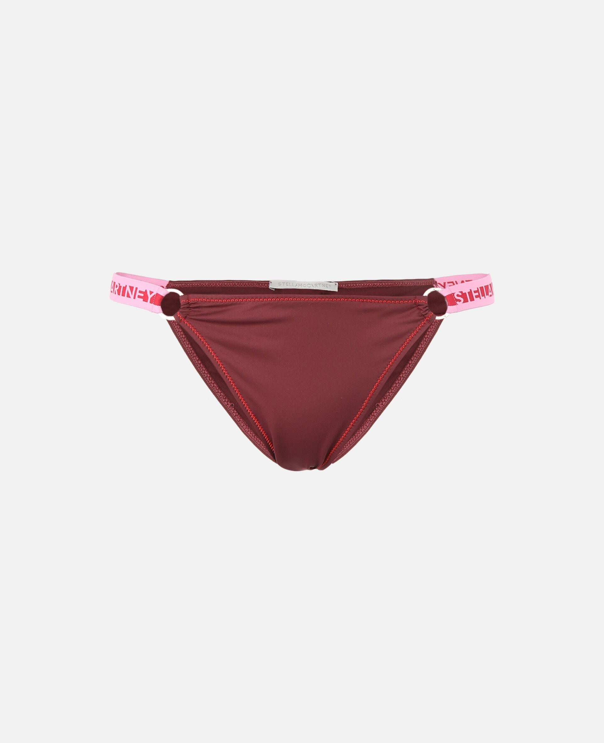 Logo Tape Low-Rise Bikini Bottoms - 1