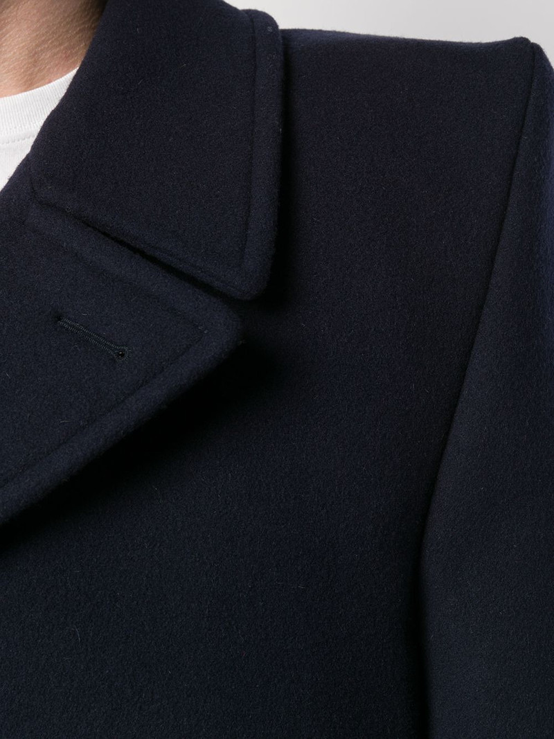 squared shoulder short peacoat 5