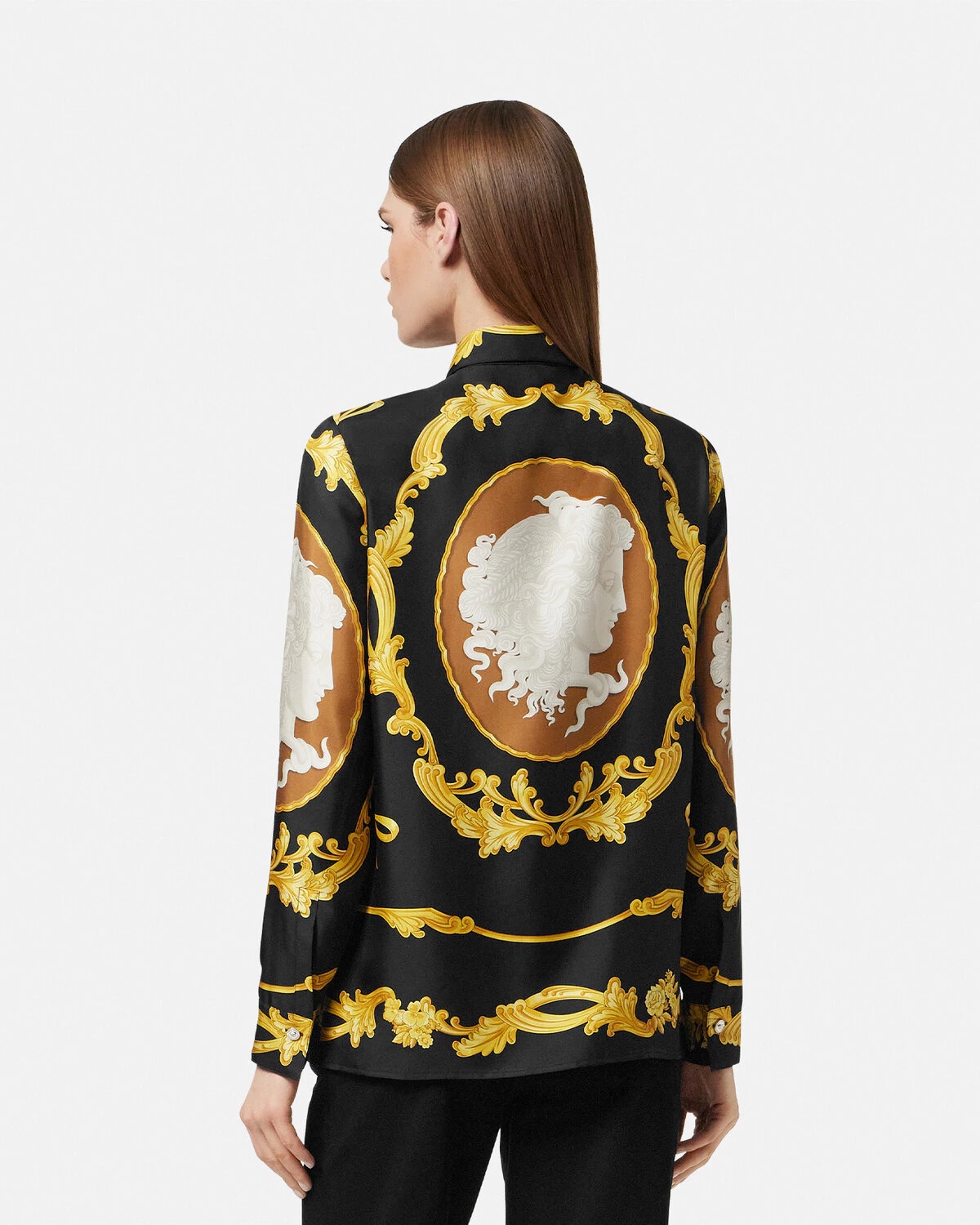 Cameo Silk Shirt - 5