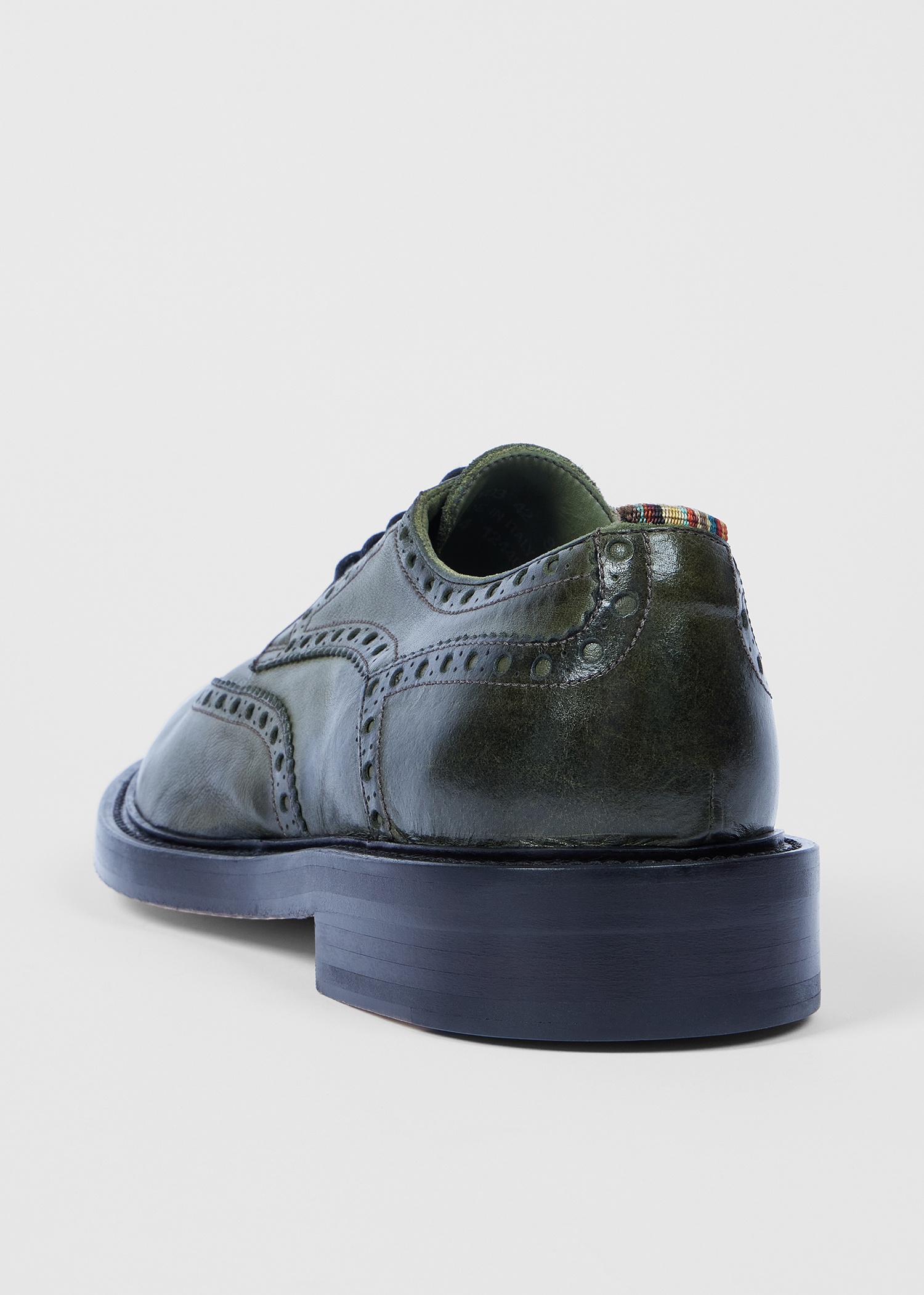Khaki 'Langley' Brogues - 5