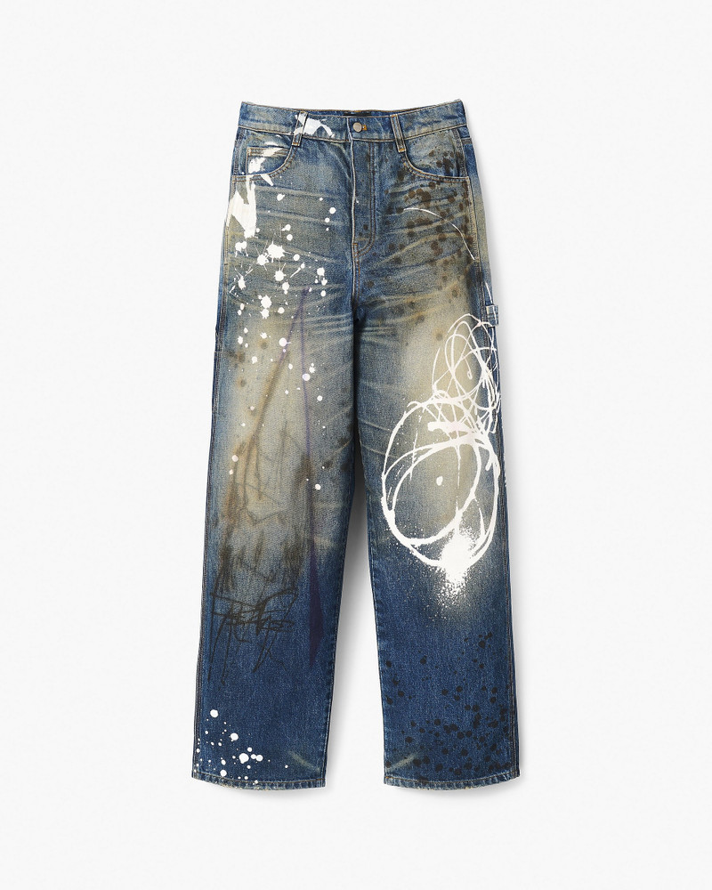 Marc Jacobs FUTURA X MARC JACOBS PAINTED OVERSIZED JEAN outlook