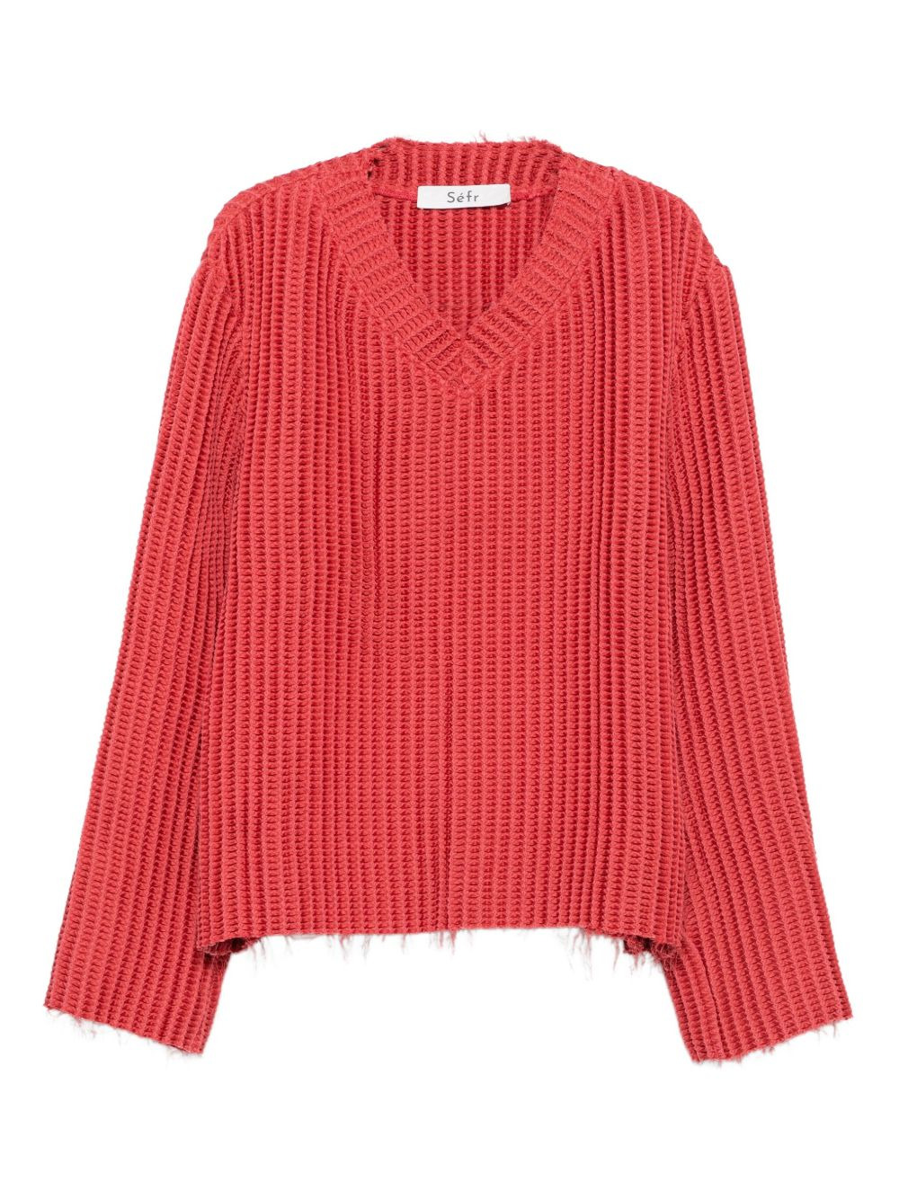 Agustin waffle-knit sweater - 1