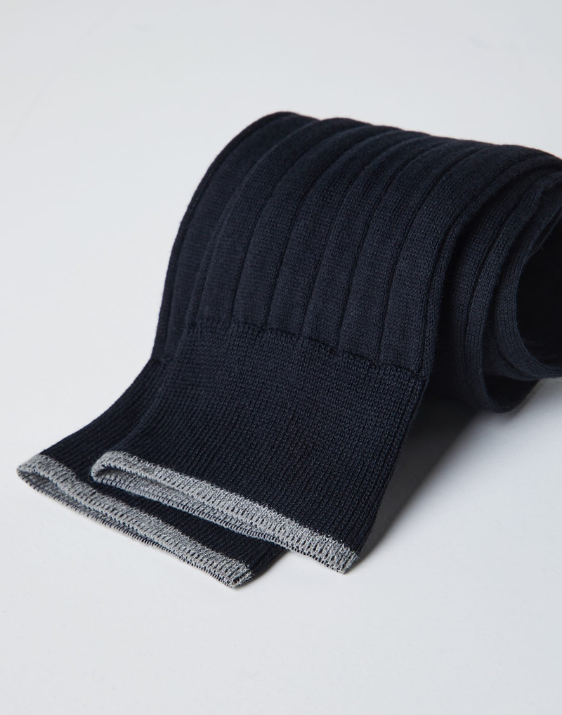 Brunello Cucinelli Cotton long socks outlook