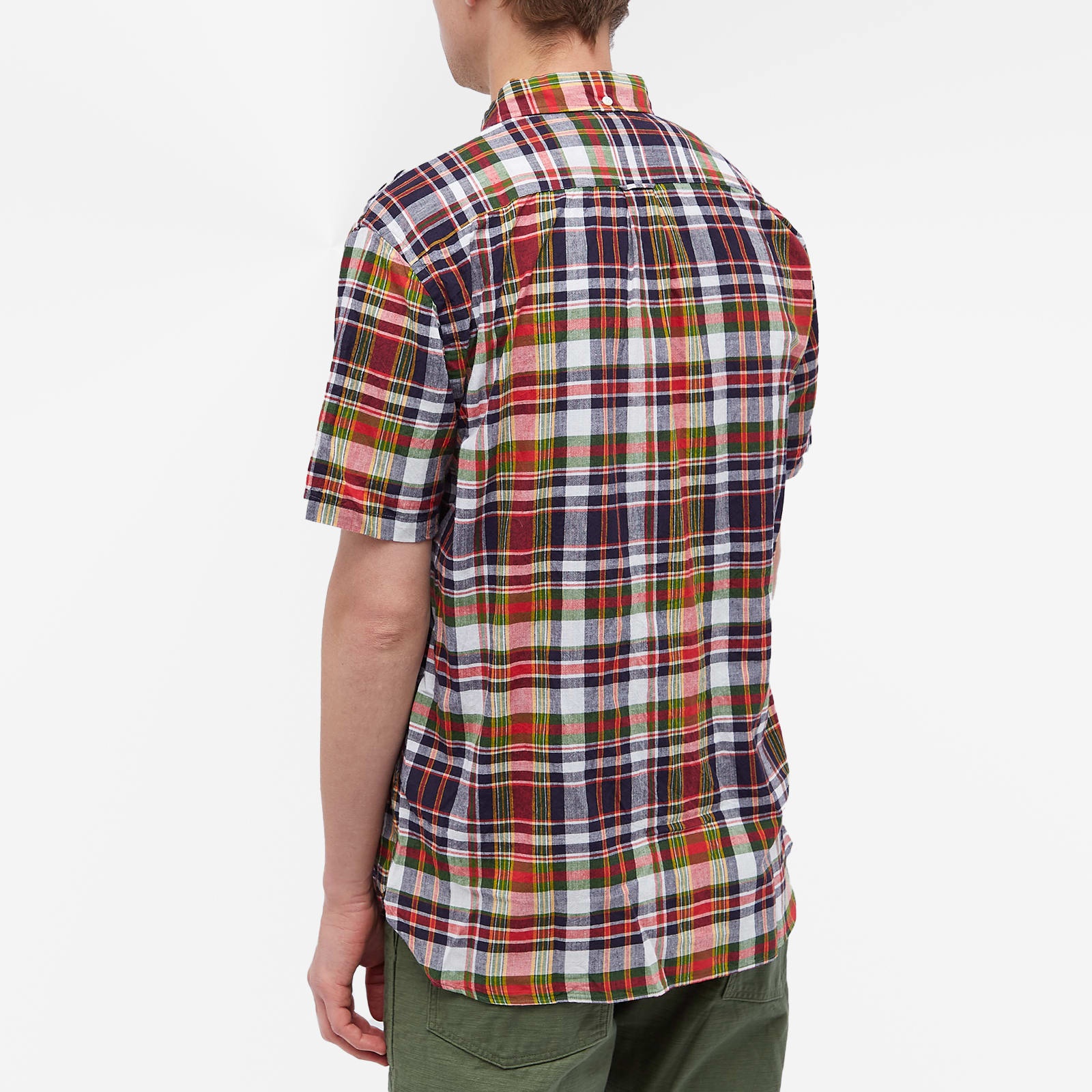 Beams Plus BD Short Sleeve Madras Shirt - 3