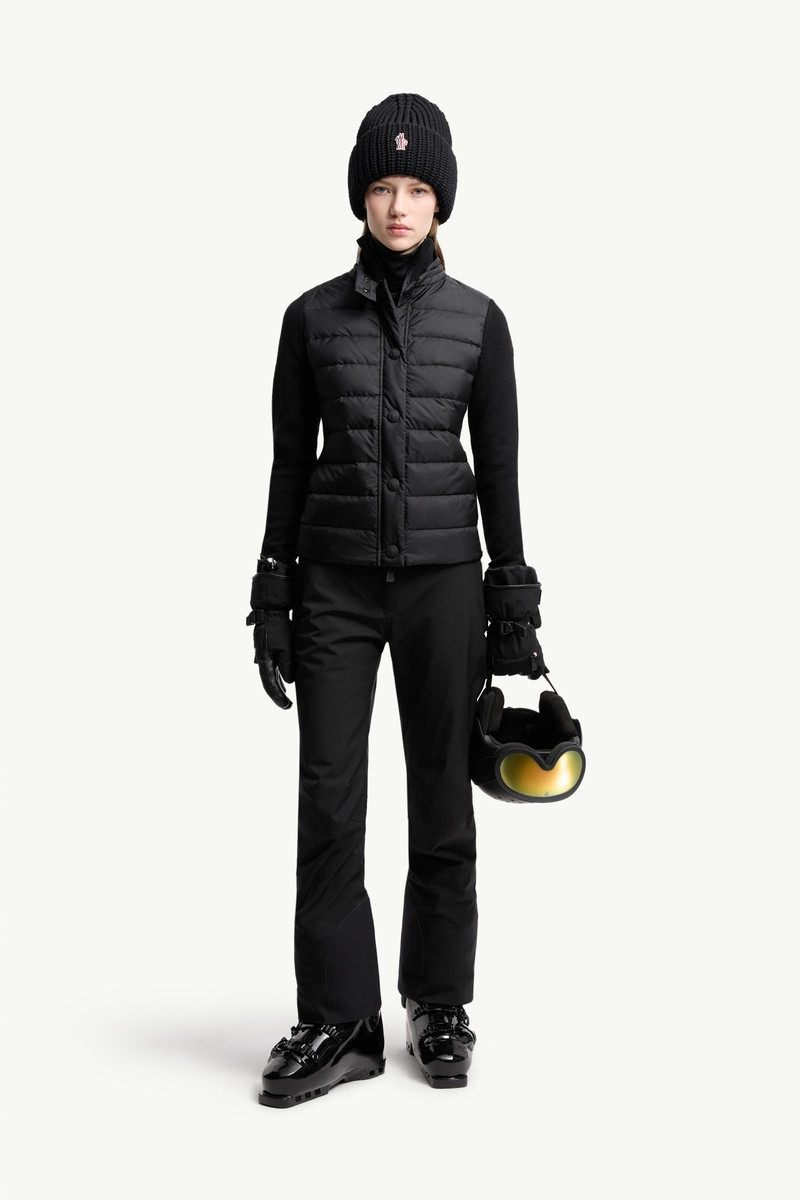 Moncler Grenoble Padded Wool Blend Cardigan outlook
