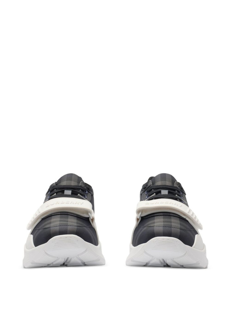 Burberry checked low-top sneakers outlook
