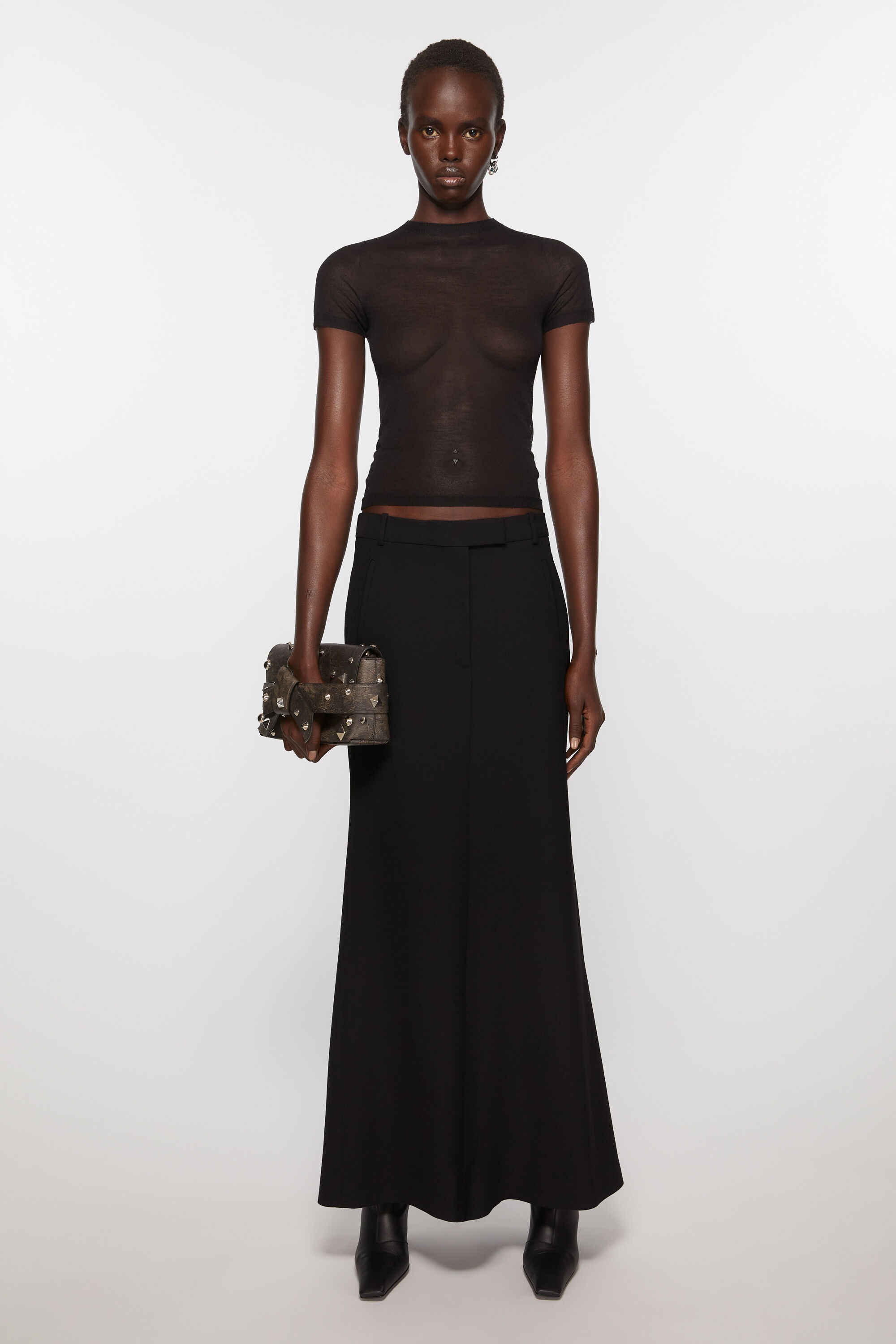 Tailored skirt - Black - 2