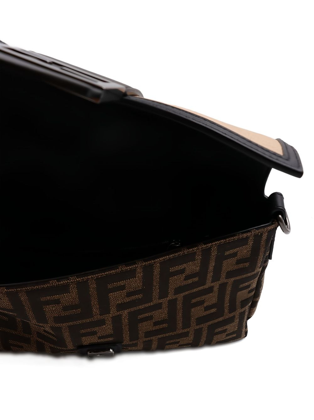 leather-jacquard baguette - 4