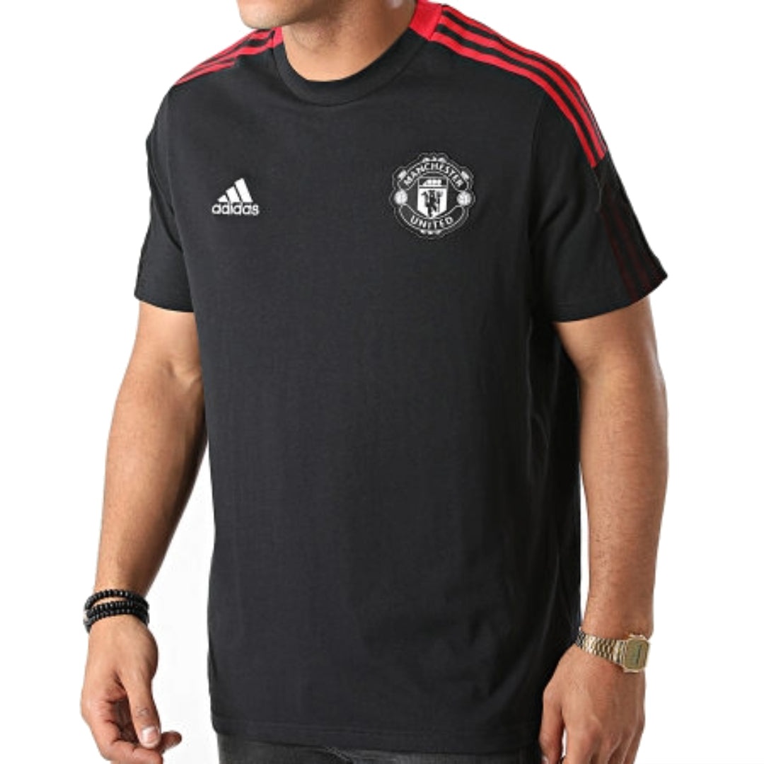 adidas MUFC TR GR3821 T-Shirt 'Black White' GR3821 - 2