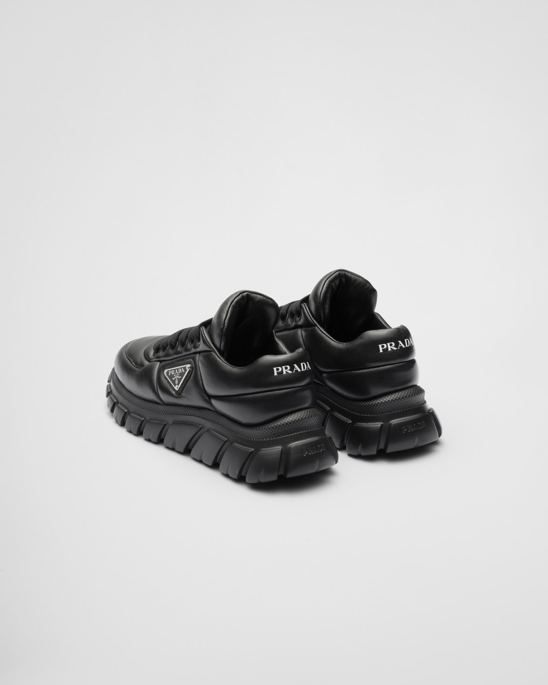 Padded nappa leather sneakers 5