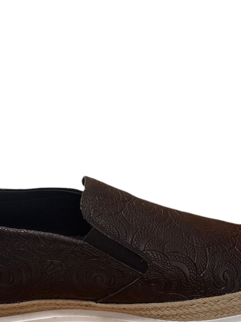 Tod's embossed-leather loafers outlook