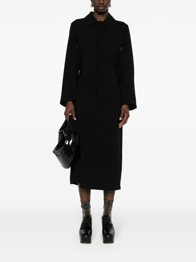 Yohji Yamamoto midi shirt dress outlook