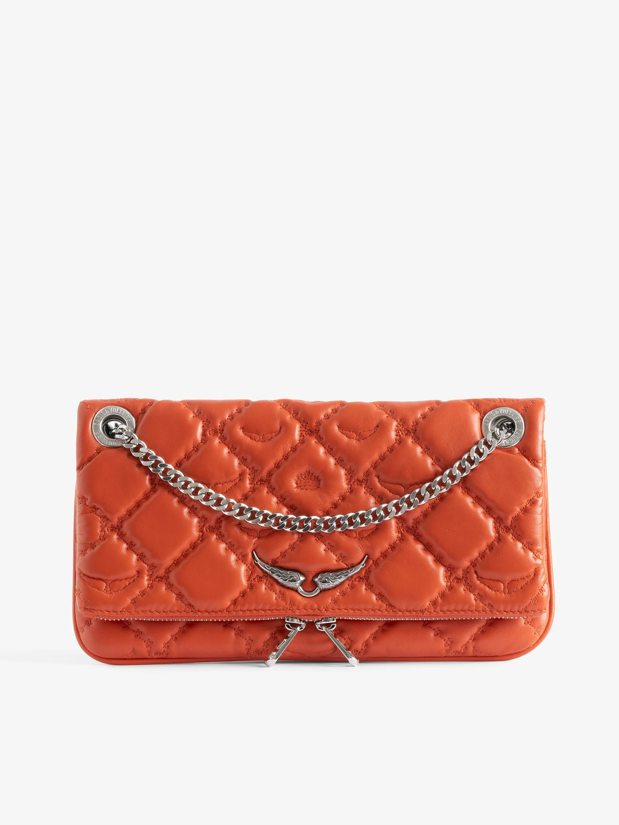 Rock II Quilted Monogram Clutch - 1